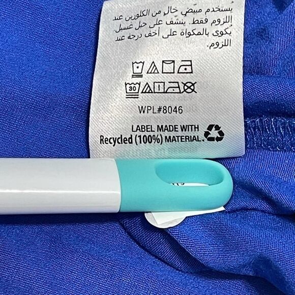 JM Collection Cold Shoulder Top Short Sleeves Blue Dragon Stretchy Scoop Neck XS - Picture 8 of 9